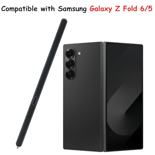 CaoXiong 2 Pcs Galaxy Z Fold6/5 S Pen Fold Edition Replacement for Samsung Galaxy Z Fold6/5 Slim SPen Fold 6/5 Stylus Pen, Z Fold 6/5 S Pen Fold Edition for Samsung Galaxy Z Fold 6/5 Stylus Pen(Black) - Image 3
