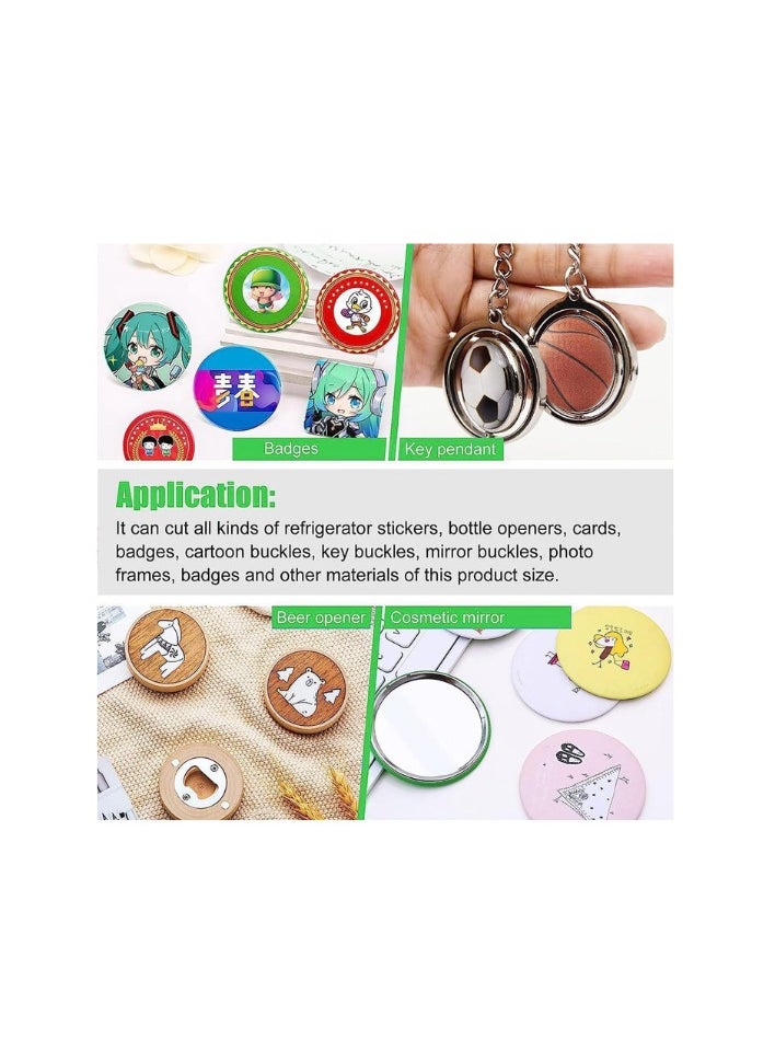 Kalon - Manual Round Machine,For Photo Magnet Machine Cutter,  Manual Desktop Paper PVC Round Shape Cutter Circle Cutting Machine For Badge Maker - Image 1