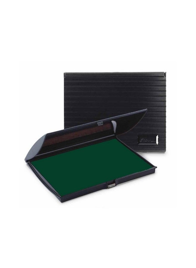 Uimprint Large 5'' x 7'' Felt Rubber Stamp Ink Pad, Green - Image 1