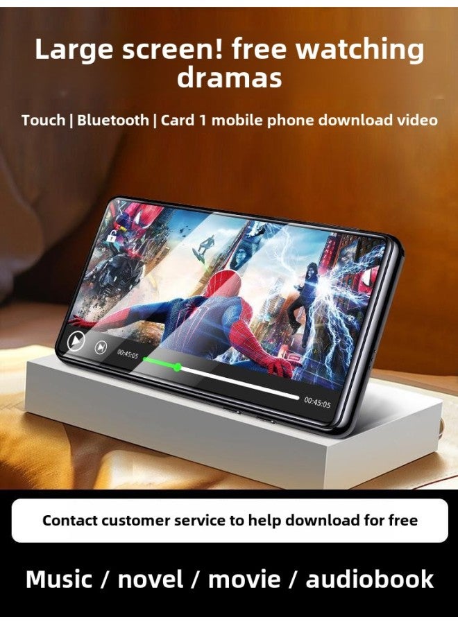 Mp4 Player P4 Full Large Screen Mp6 Music Video Mp3 Walkman Bluetooth Mp5mp7 Reading Novels-Body Color:3.0inch Touch Screen [supports Bluetooth + Full Video Grid + External Play]-Memory Capacity:64g [including 30 Movies + 300 Novels + 300 Songs] (can Be Downloaded Specified)  - Image 2