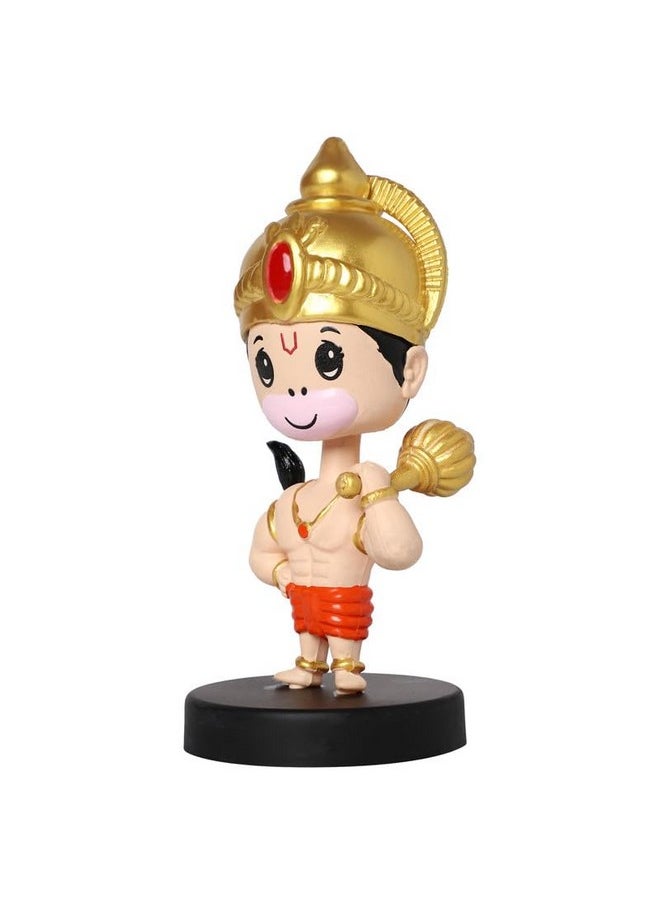 TechPro Techpro Super Hero Action Figure Limited Edition Bobblehead with Mobile Holder for Car Dashboard, Office Desk & Study Table- (Hanuman)  - Image 2