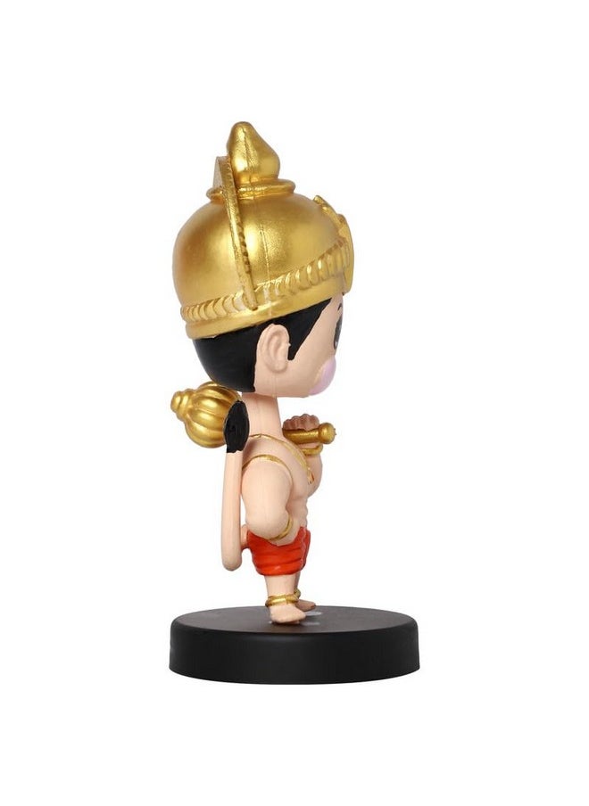 TechPro Techpro Super Hero Action Figure Limited Edition Bobblehead with Mobile Holder for Car Dashboard, Office Desk & Study Table- (Hanuman)  - Image 3