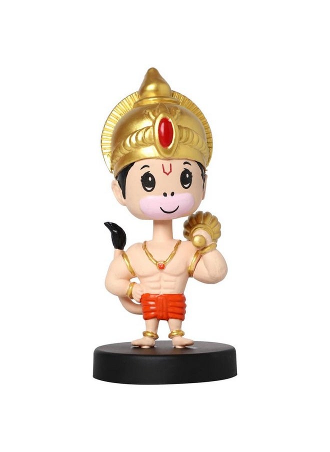 TechPro Techpro Super Hero Action Figure Limited Edition Bobblehead with Mobile Holder for Car Dashboard, Office Desk & Study Table- (Hanuman)  - Image 1