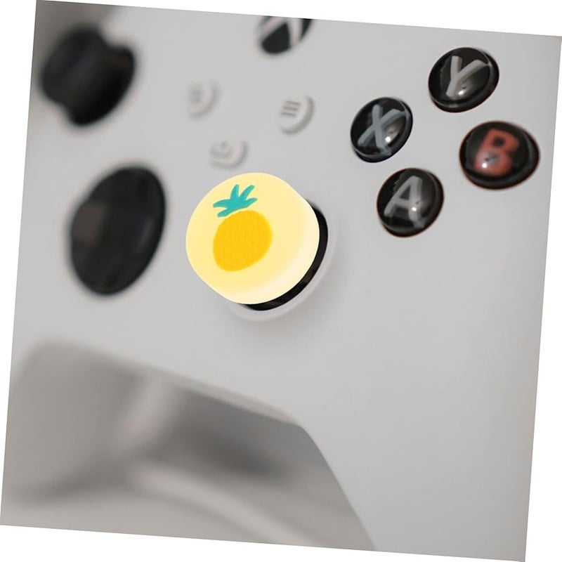 4pcs Glow In The Dark Silicone Thumb Grips For Switch Controllers Enhanced Night Gaming - Image 5