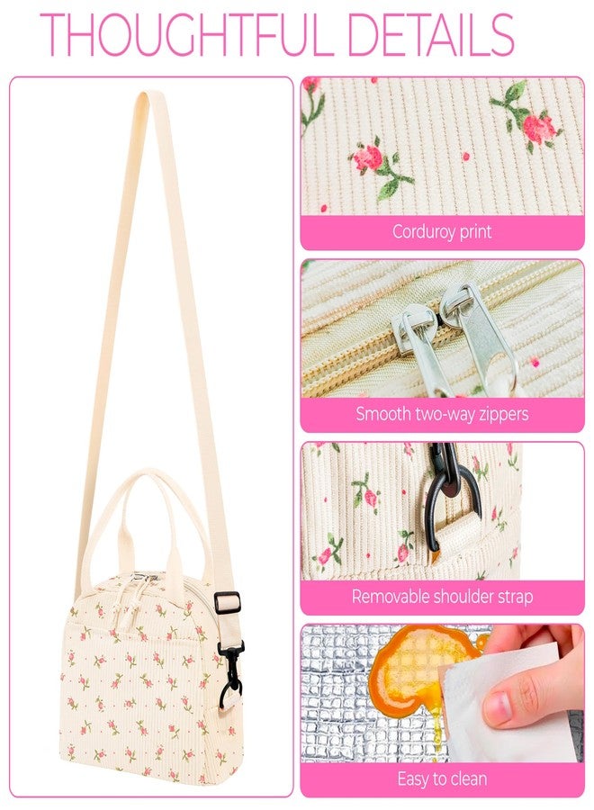 WOBAGMEN Lunch Bag for Women,Insulated Large Lunch Box,Reusable leakproof Lunch Totebag for Adult Work Office Picnic - Image 4