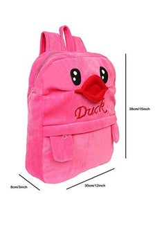 Blue Tree blue tree Cute Kids Backpack Toddler Bag Plush Animal Cartoon Mini Travel Bag for Baby Girl Boy 1-6 Years (Pink-Duck)  - Image 5