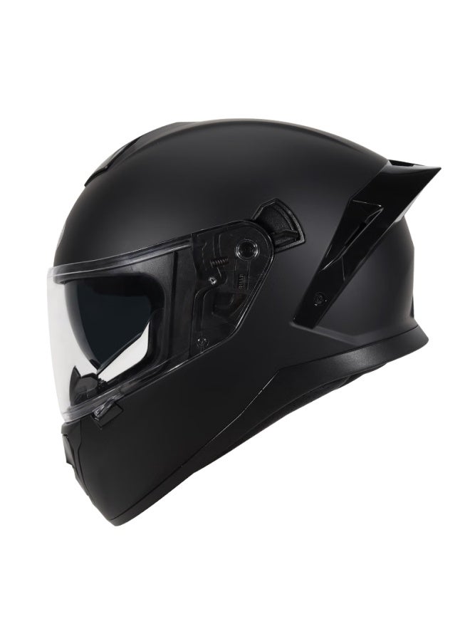 Znp928 Double-lens Motorcycle Helmet, Winter Warmth, For Men And Women, All-season Full-face Helmet, Matte Black, 2XL - Image 4