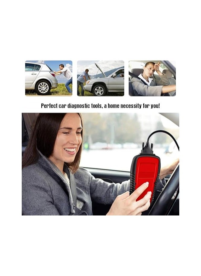 Konnwei - KONNWEI KW808 Auto OBDII Code Reader - 2.8" Large Screen OBD2 Scanner with Full Diagnostic Scan Tool Functions , Check Engine Light Fault Code Analyzer for All 1996 and Newer Cars with OBD Protocol - Image 1
