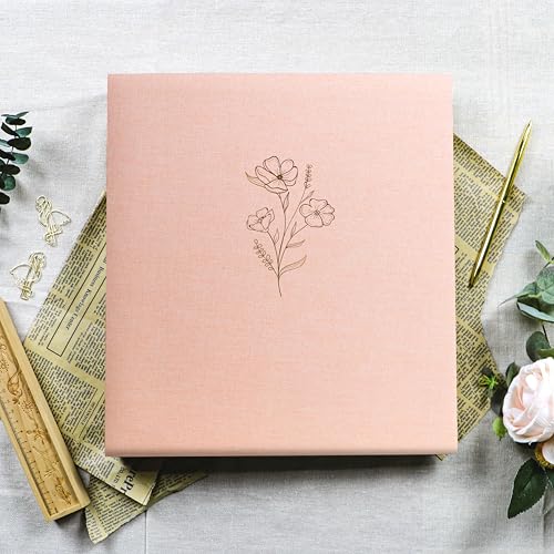 Holoary Photo Album 4x6 600 Photos 5 Pictures Per Page, 600 Pockets 4”x6” Picture Album, Linen Fabric Cover Big Picture Book for Photos, 4x6 Photo Albums for Family Weddings Travel Memories(Pink) - Image 3