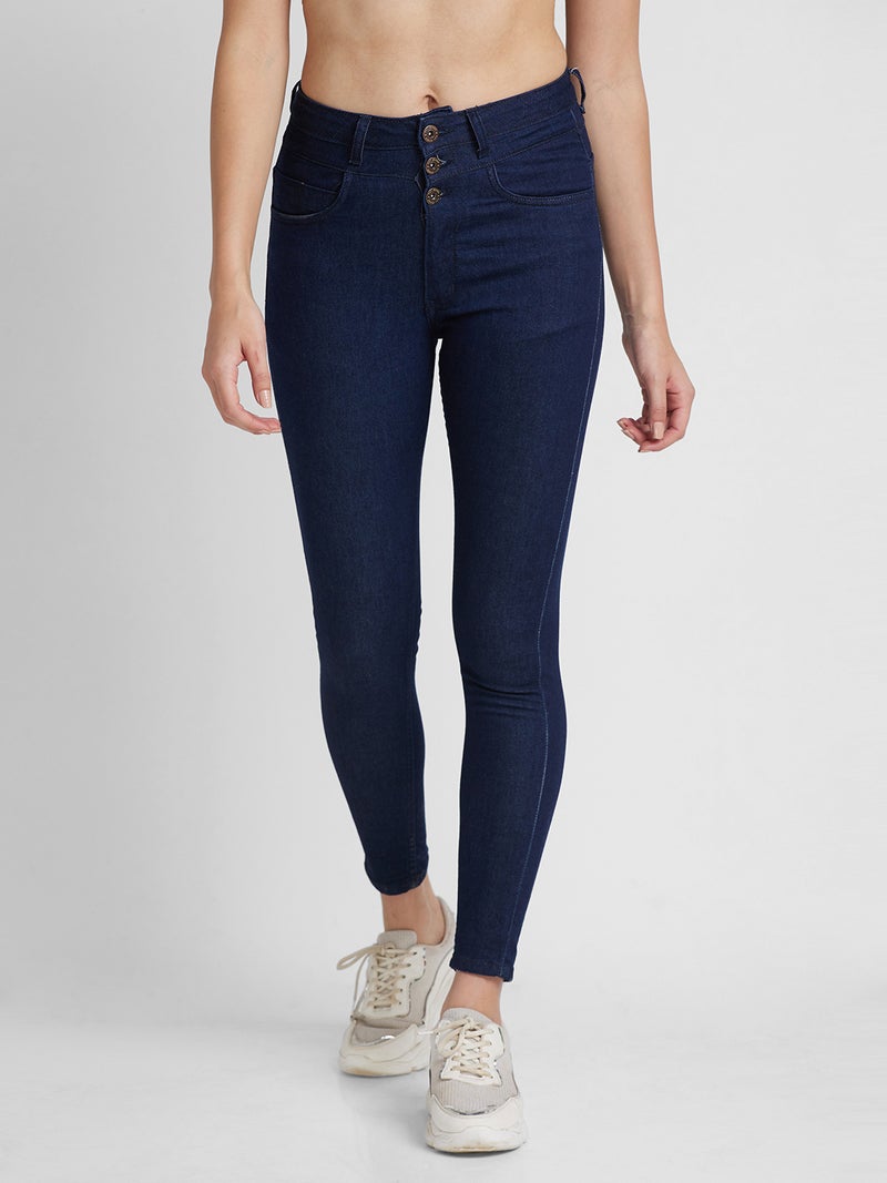 globus Globus Women Skinny Fit High-Rise Stretchable Jeans  - Image 2