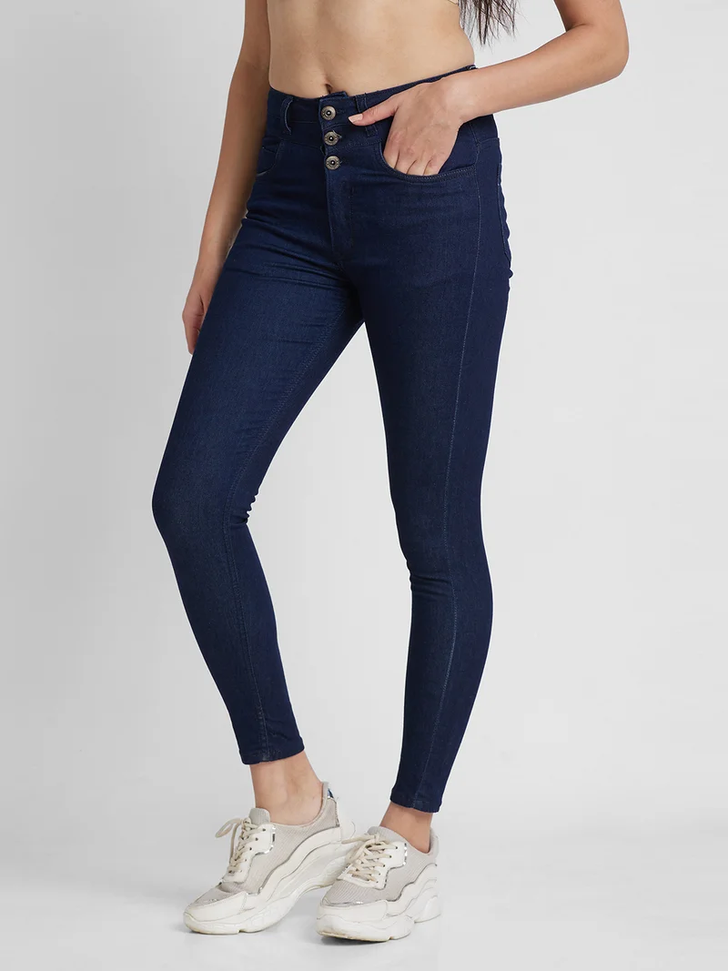 globus Women Skinny Fit High-Rise Stretchable Jeans