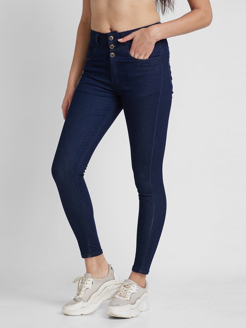 globus Globus Women Skinny Fit High-Rise Stretchable Jeans  - Image 4