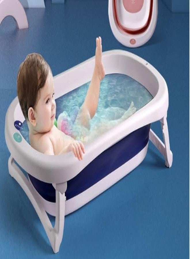 Deoxys Bath Tub for Baby for 0-3 Years with Smart Temperature Indication Meter, Foldable, Bathtub, Kids Bath Tub - Image 1
