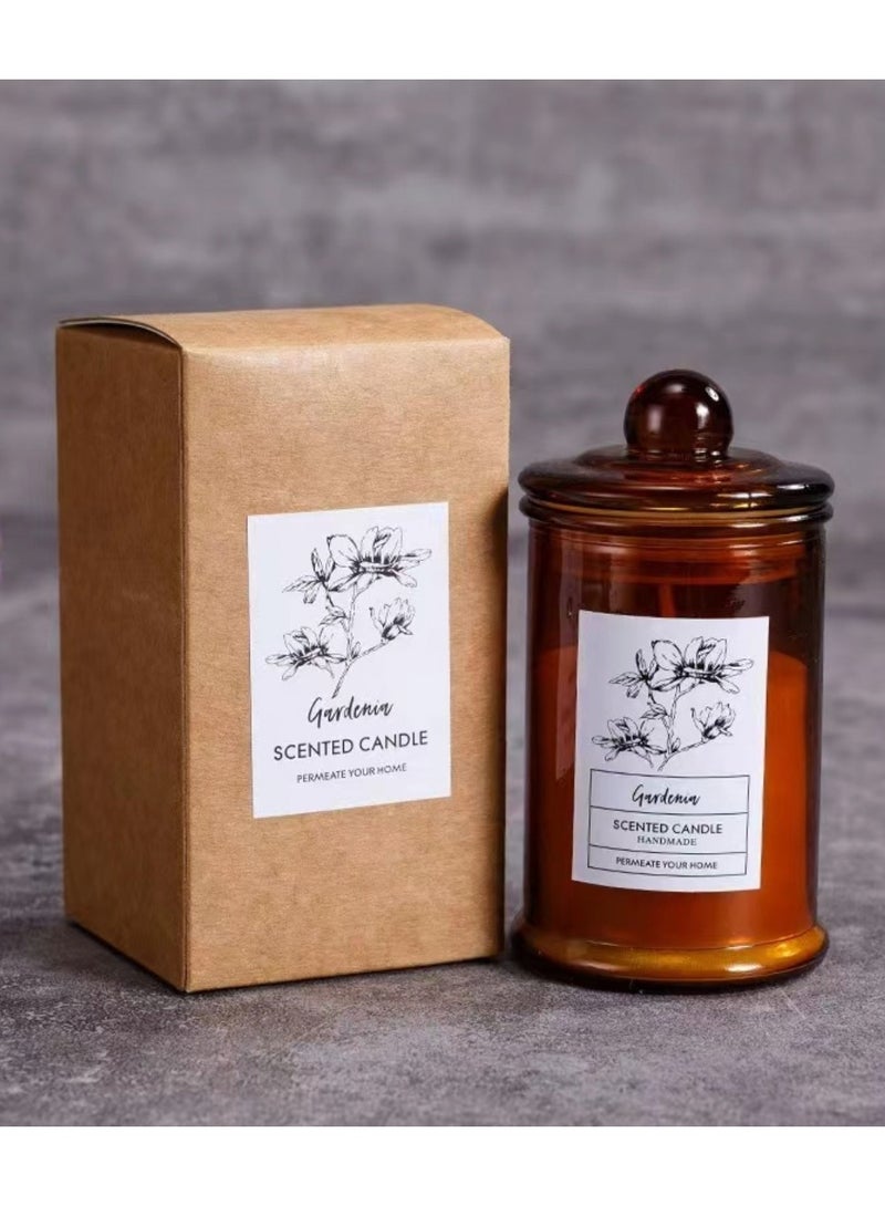 Aroma Home Naturals Luxury Candles Scented Candle Jar with Lid Perfect Design Perfect Gift for Home Decor Fashion 95g (Eucalyptus) - Image 1