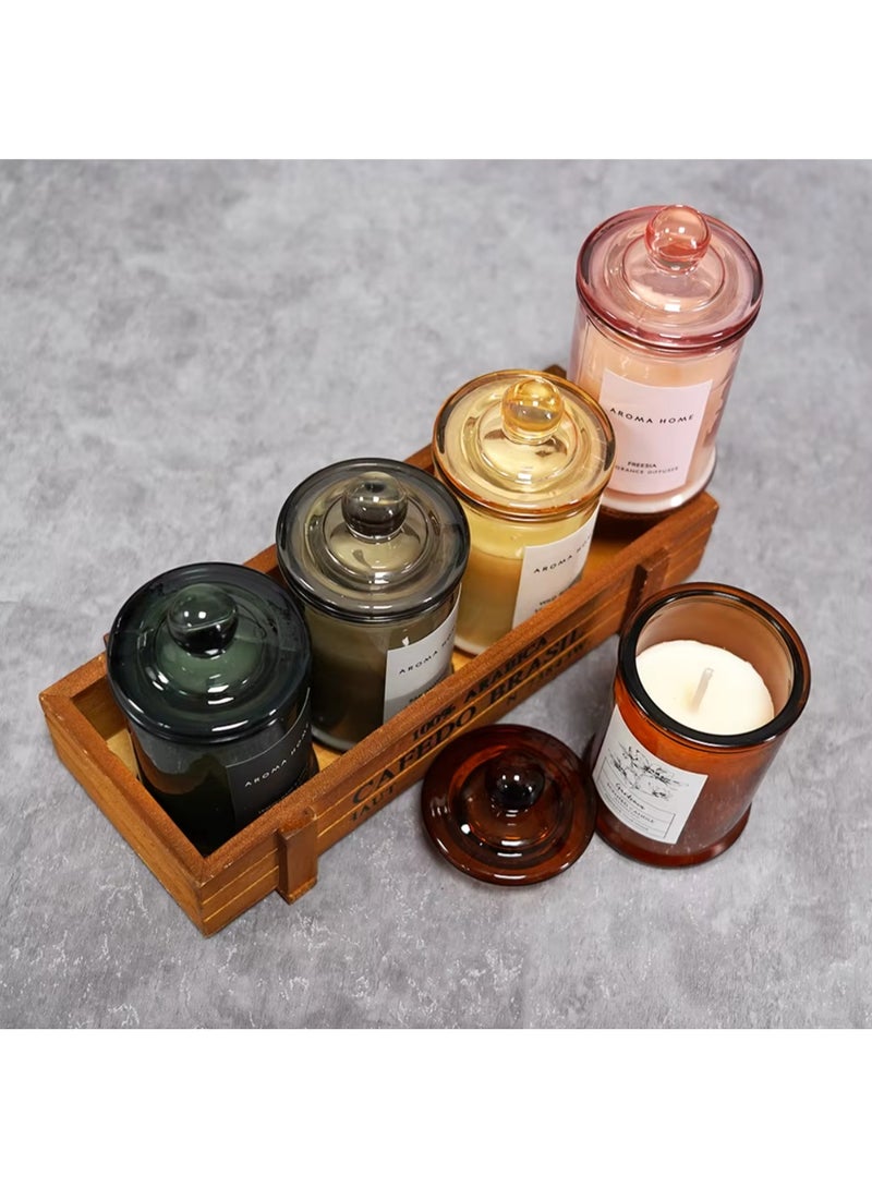 Aroma Home Naturals Luxury Candles Scented Candle Jar with Lid Perfect Design Perfect Gift for Home Decor Fashion 95g (Eucalyptus) - Image 2