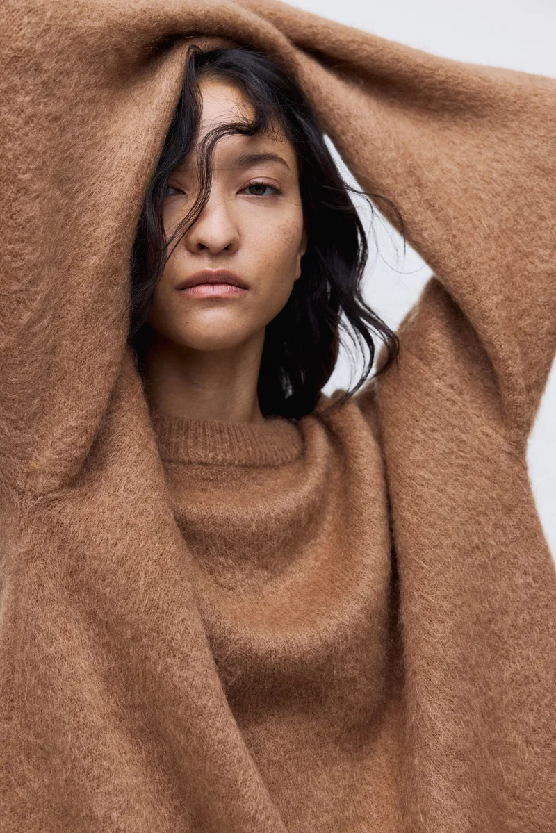 H&M Oversized mohair-blend jumper