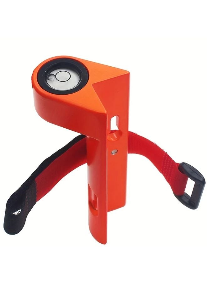 Orange Belt 11 81 Inch Strap Portable Aluminum Right Angle Level With Bubble Vial - Image 1