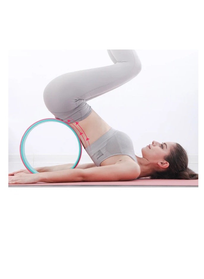 Spall Yoga Wheel, Nonslip Yoga Prop Wheel Strongest & Most Comfortable Yoga Roller for Improving Yoga Poses & Backbends, Stretching, Improving Flexibility  - Image 3