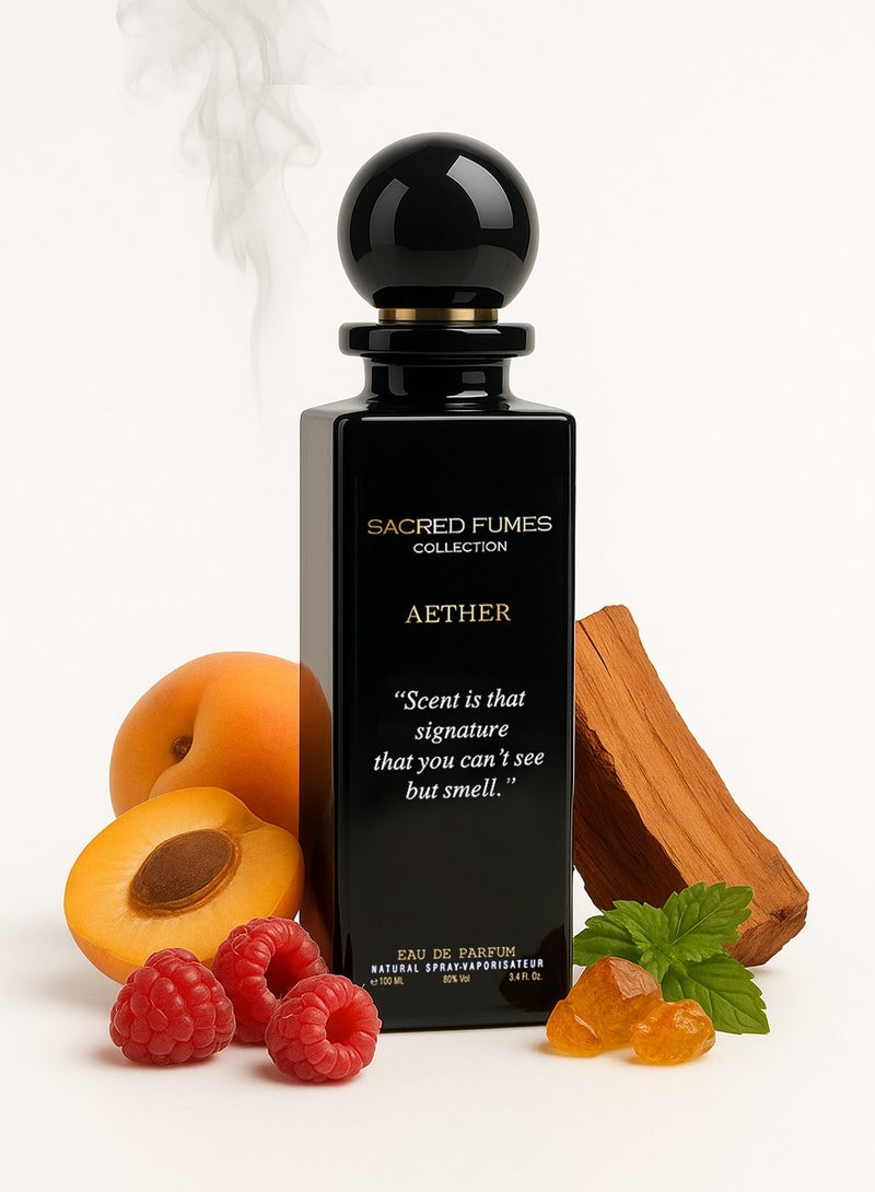 ديفينا مجموعة ساكريد فيوم، عطر إيثر ١٠٠ مل - عطر عود فاخر للرجال | نفحات من الجلد والباتشولي والعود لرائحة قوية تدوم طويلًا - Image 1
