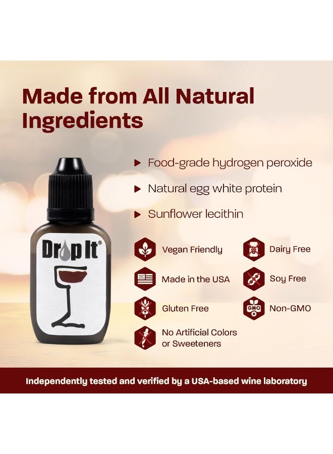 Drop It Drop The Headache Enjoy The Wine  Wine Sulfite And Tannin Remover  - Image 1