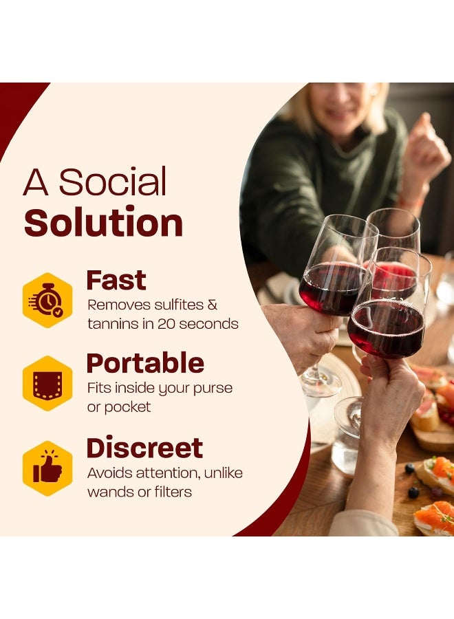 Drop It Drop The Headache Enjoy The Wine  Wine Sulfite And Tannin Remover  - Image 2
