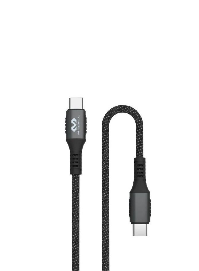 ميكسل كابل MICCELL شحن سريع قماش لأجهزة الأندويد PD بطول 1.2 متر - Image 2