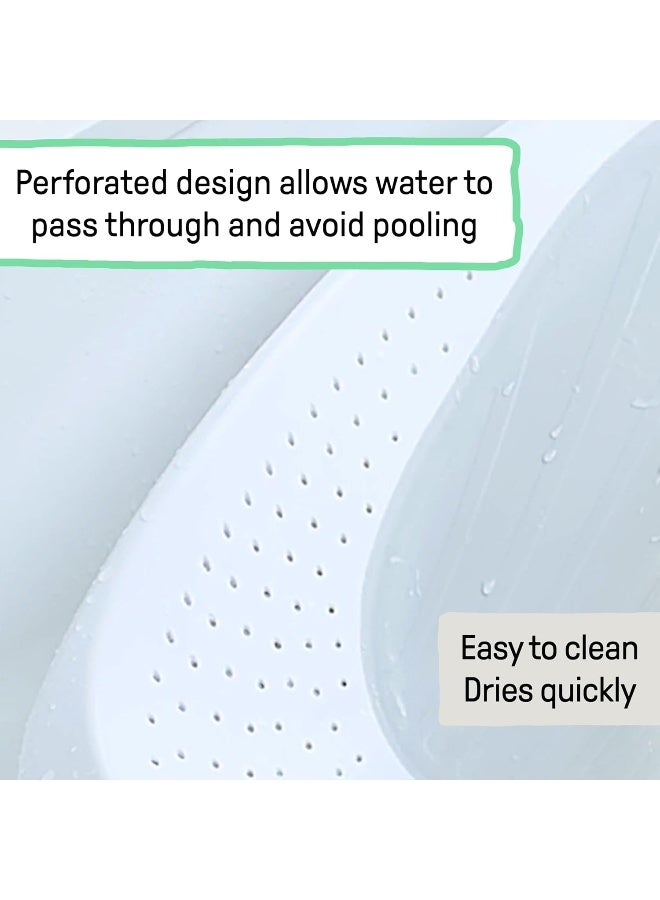 ingenuity مقعد استحمام الأطفال سهل الشطف من إنجينيتي، دعم ناعم غير قابل للانزلاق، 0-6 أشهر، حتى 20 رطلاً - Image 4