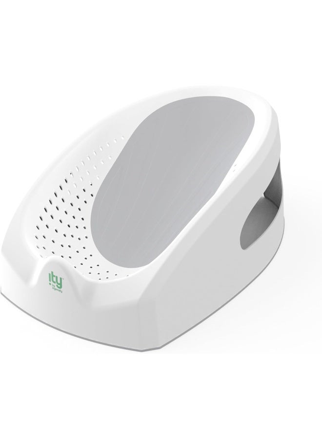 ingenuity مقعد استحمام الأطفال سهل الشطف من إنجينيتي، دعم ناعم غير قابل للانزلاق، 0-6 أشهر، حتى 20 رطلاً - Image 1