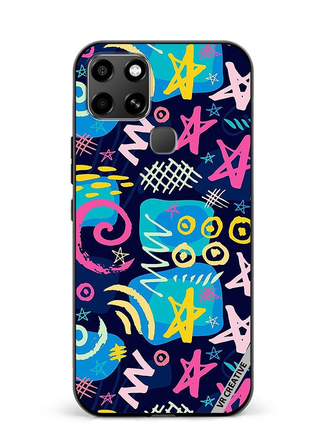 VR CREATIVE Protective Case Cover For Infinix Smart 6 Design Multicolour - Image 1