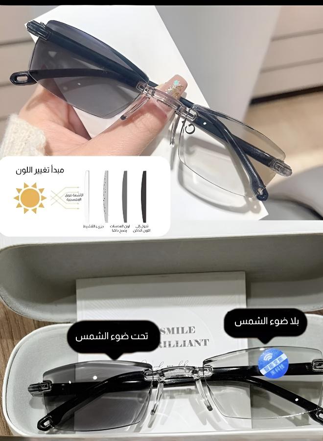 Hilyagems Smart Zoom Photochromic Blue Light Blocking Presbyopia Glasses - Image 5