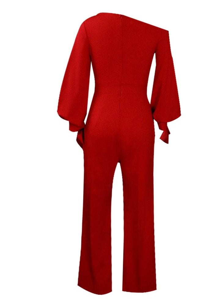Loquat - Casual High Waist Large Wide Leg Jumpsuit - Image 1