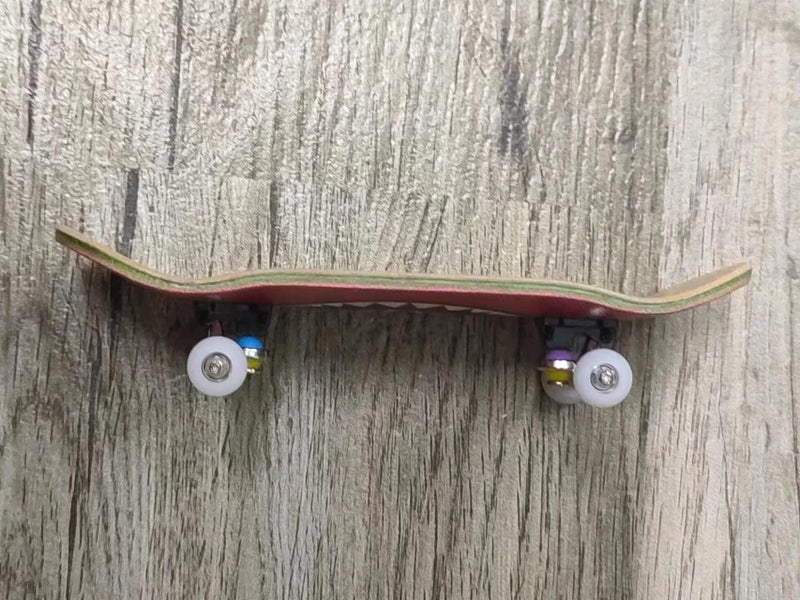 LEEFAI Pro Fingerboard Complete 34mmx96mm Maple Wood 5 Layers Wood UV Printing Deck with Professional Trucks and Pom CNC Bearing Street Wheels - Image 5