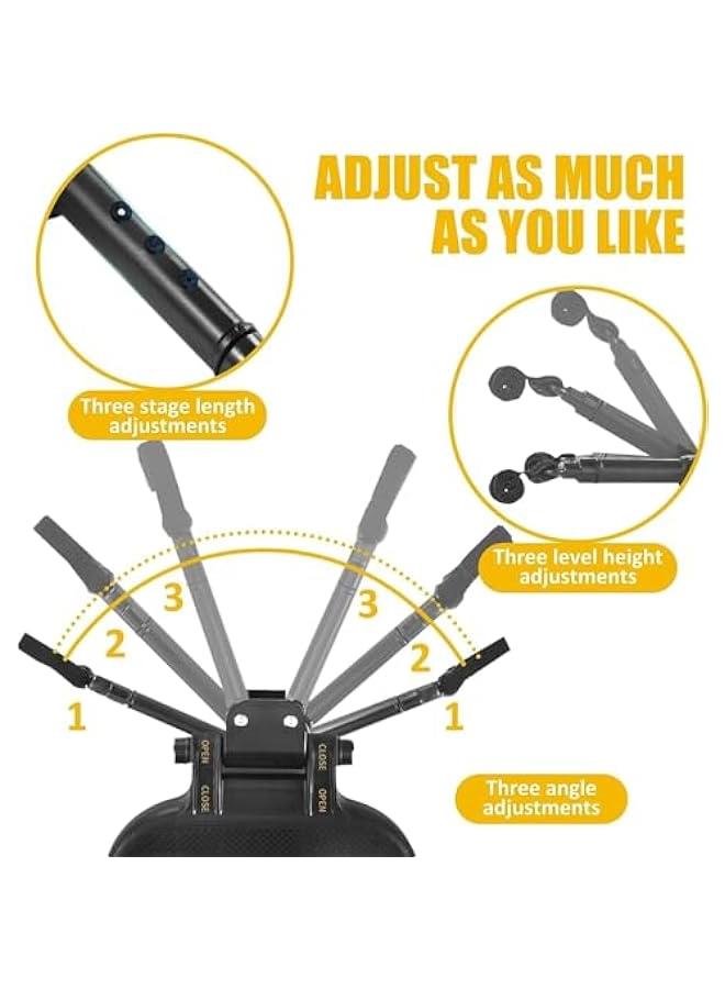 هوكور 2024 New Stroller Board, 2-in-1 Sit-Stand Stroller Glide Board with Removable Seat, Suitable for Most Strollers, Accommodates Children up to 55 lbs Mini Stroller Stand Board (Blue) - Image 3