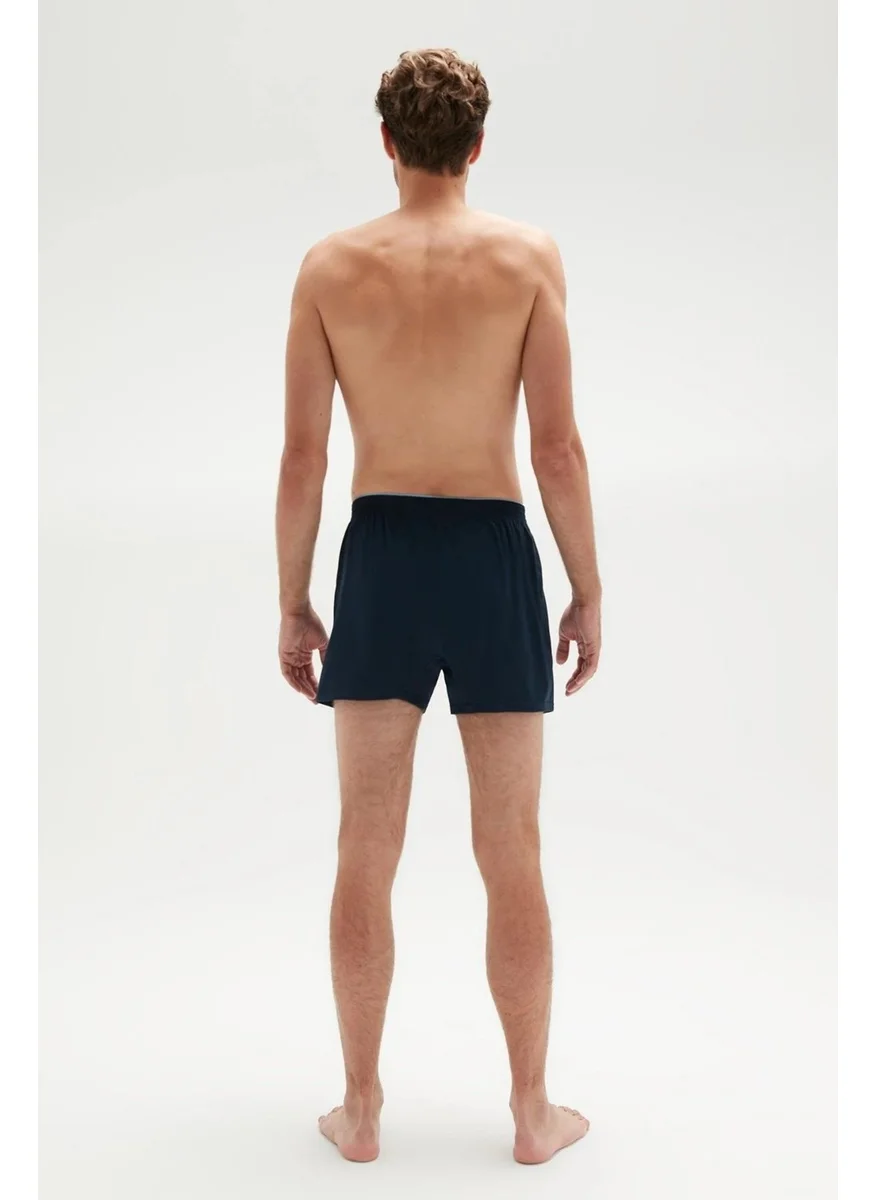إيردم Men's Combed Cotton Plain Color Boxer 1400 - 3 Pieces