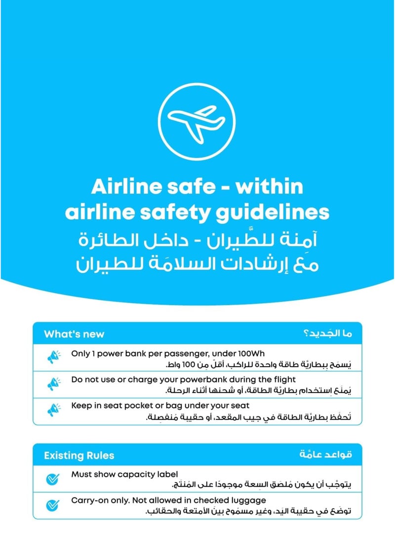 Oale 5000mAh Mini Power Bank 22.5W Fast Charging, Built-in Back Stand, Type-C & Lightning Ports, Ultra-Slim Pocket Size Portable Charger, Fast Power Bank Compatible with iPhone, Samsung, Android Devices | Beige - Image 3