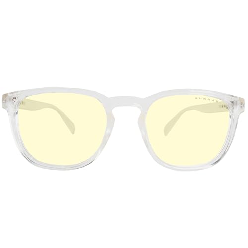GUNNAR غونار - نظارات ألعاب وحاسوب متميزة - تحجب 65% من الضوء الأزرق - أوكلاند، كريستال، لون كهرماني - Image 2