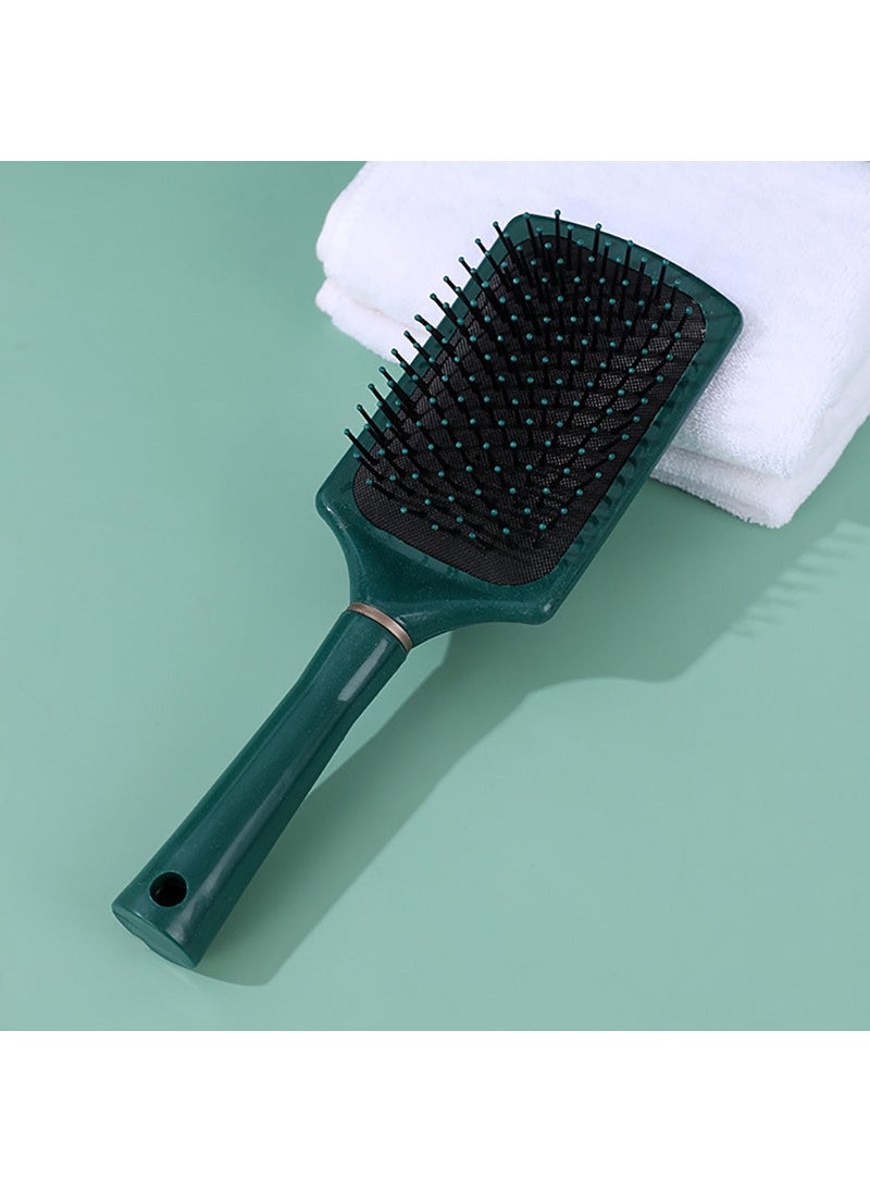Generic 10 Yuan Store Home Use Large Plate Comb Head Skin Massage Hair Styling Comb Airbag Hairdressing 8# dark green air bag comb 