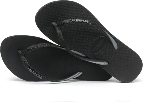 هافاياناس Slim Flatform Sparkle Platform Flip Flops Women's Slippers
