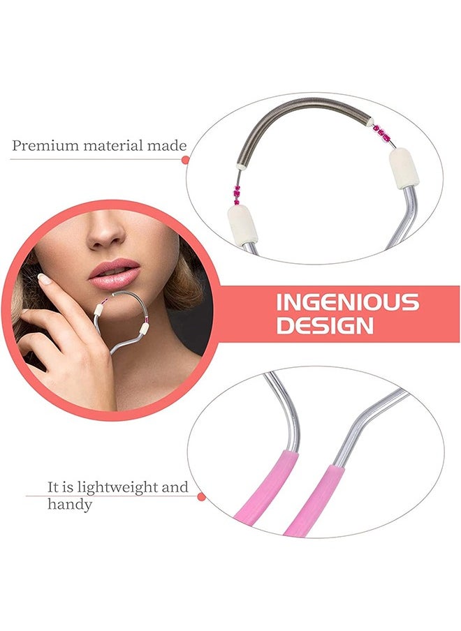 HY 1pc Facial Hair Remover For Women, Portable Epilator Tool, Remove Unwanted Hair On Upper Lip, Chin, Face Or Neck, Painless And Portable Handheld Spring Roller Epilator  - Image 3