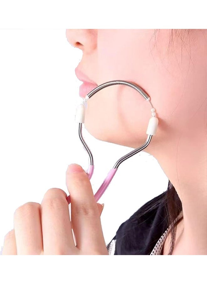 HY 1pc Facial Hair Remover For Women, Portable Epilator Tool, Remove Unwanted Hair On Upper Lip, Chin, Face Or Neck, Painless And Portable Handheld Spring Roller Epilator  - Image 4