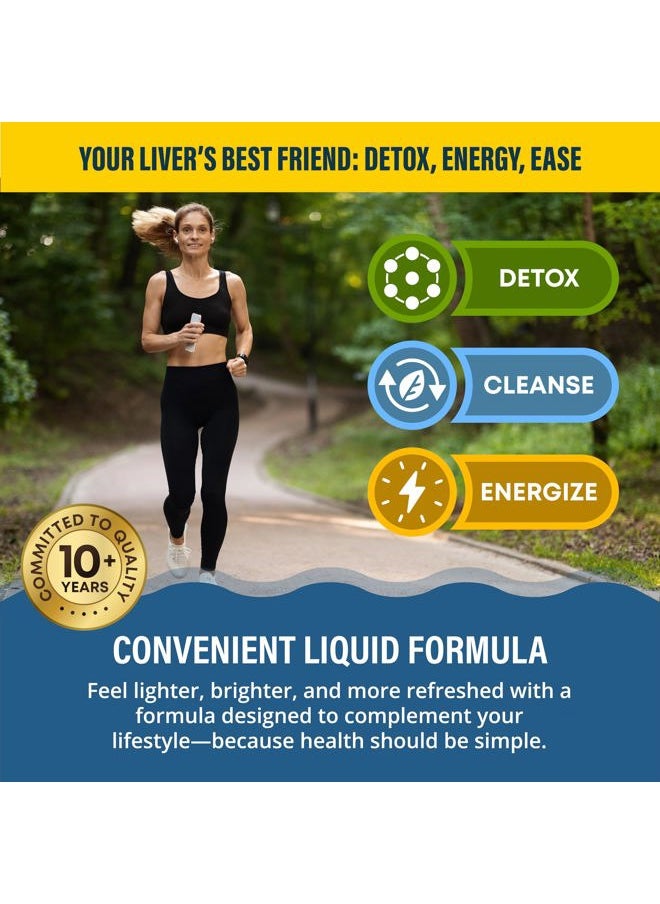 Rejuvica Health VitaLiver - Liver Health Supplement - Support Liver Cleanse & Detox - Liquid Delivery for Absorption - Milk Thistle, Artichoke, Chanca Piedra, Dandelion & More!  - Image 5