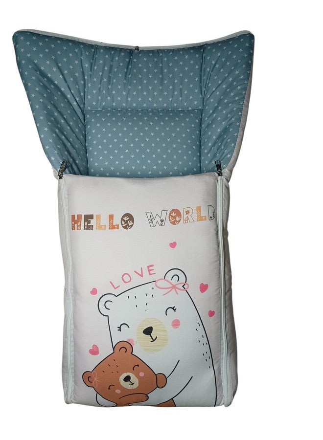 Tiny Tycoon 3 in 1 Baby Carry Bed, Sleeping Bag & Carry Nest, Cotton Baby Bedding for New Born & Infant, Portable Bassinet, for Carrying & Unisex Baby Sleeping Bed | 0 to 2 Years - Image 2