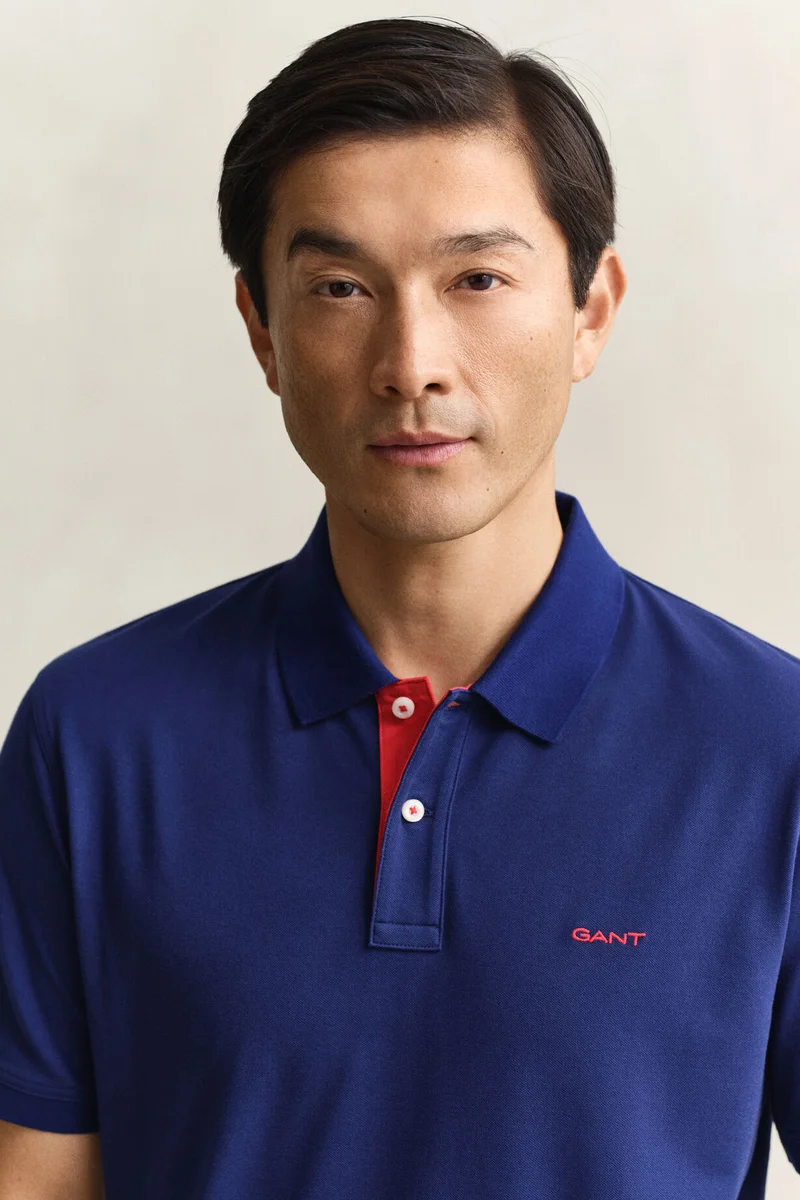 Gant Regular Contrast Pique Short sleeve Polo