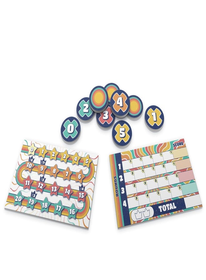 IELLO Fifty, Strategy Board Game, Bet On The Best Number Sequence to Score Big, 15 Minute Game Play, for 3 to 7 Players, for Ages 8 and up - Image 2