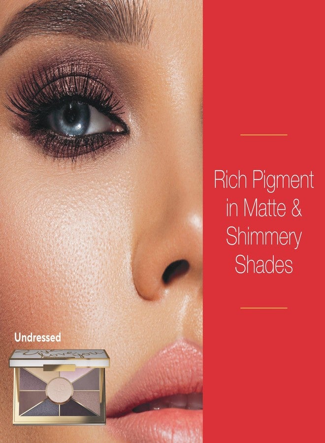 Mirabella Eye Love You Neutral Shimmer Eyeshadow Palette - Makeup Palette w/Ultra Pigmented Pressed Powders, Creamy Matte & Shimmer Metallic Eyeshadow Palette - Undressed - Image 2
