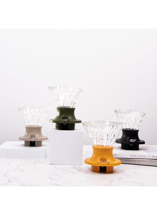 V60 Coffee Filter Cup Filter Hand Drip Coffee Filter Cup Filter Smart Cup 200ml - Image 2