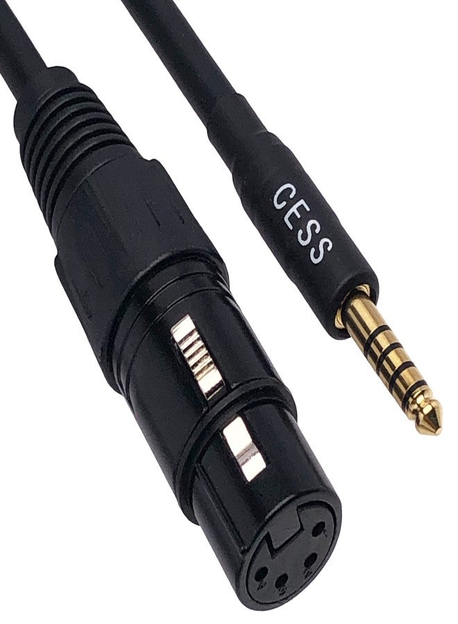 CNCESS CESS-251 4.4mm Male to 4-Pin XLR Female Headphone Adapter Cable, Balanced Audio Upgrade Cable with Gold-Plated Plug and Shielded 4-Core Wire, for Music Player - Image 2