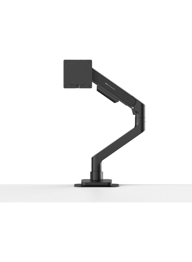 BenQ BSH01 Ergo Monitor Arm, Gas Spring Desk Mount 17–45" up to 20kg, Heavy Duty, Curved Monitor Compatible, Top Clamp/Grommet, No Sag, VESA 75x75/100x100, reinforcement plate,5Y Warranty - Image 4