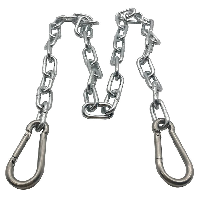 MIKMAYTOO 316 X 48 Trailer Safety Chain with Locking Carabiners Grade 30 M5 Trailer Safety Chain1PCS