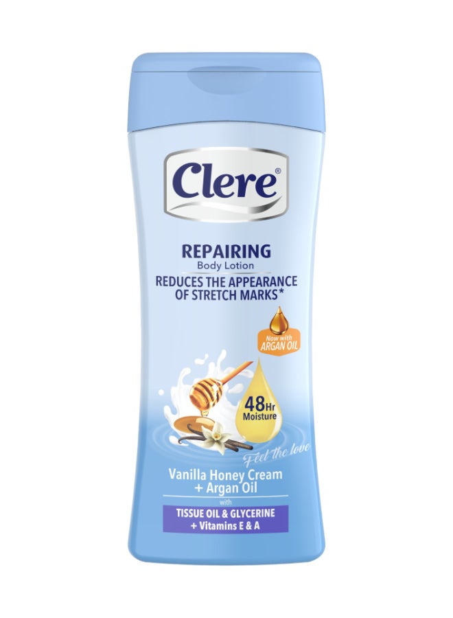 Clere Body Lotion with Vanilla Honey Cream + Argan Oil 400 ml
